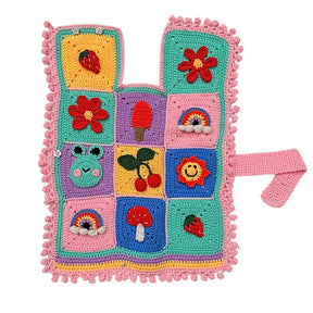 HAPPY PATCH WORK CROCHET JACKET FOR DOGS AND CATS