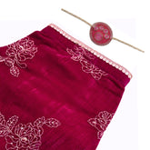 ROYAL ROSE VELVET SHERWANI + PINK PAW RAKHI FOR DOGS AND CATS