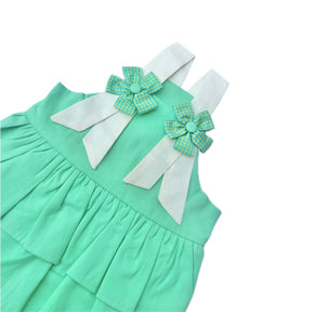 GREEN POP DOG DRESS