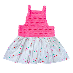 SUMMER POP CROCHET DRESS FOR DOGS AND CATS