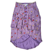 SUNSET PURPLE FLOWER EMBROIDERED DOG KURTA