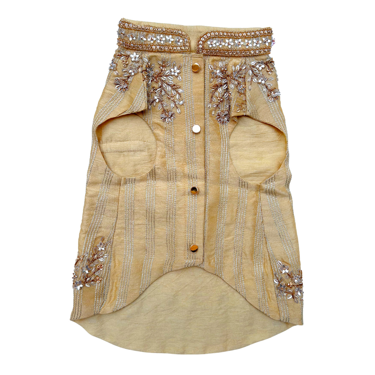 GOLDEN HOUR HAND EMBROIDERED SHERWANI FOR DOGS AN CATS