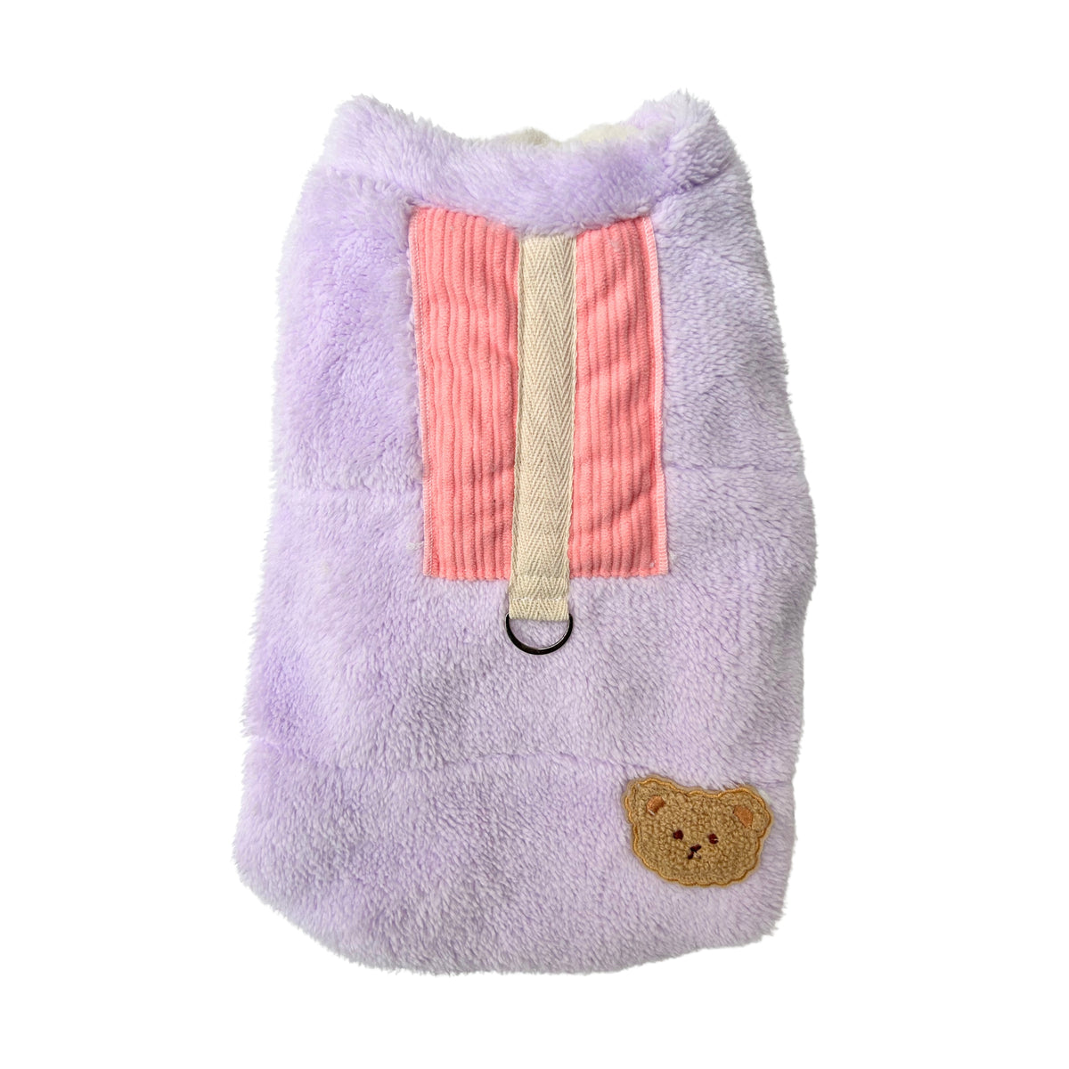 FLUFFY LAVENDER TEDDY DOG JACKET