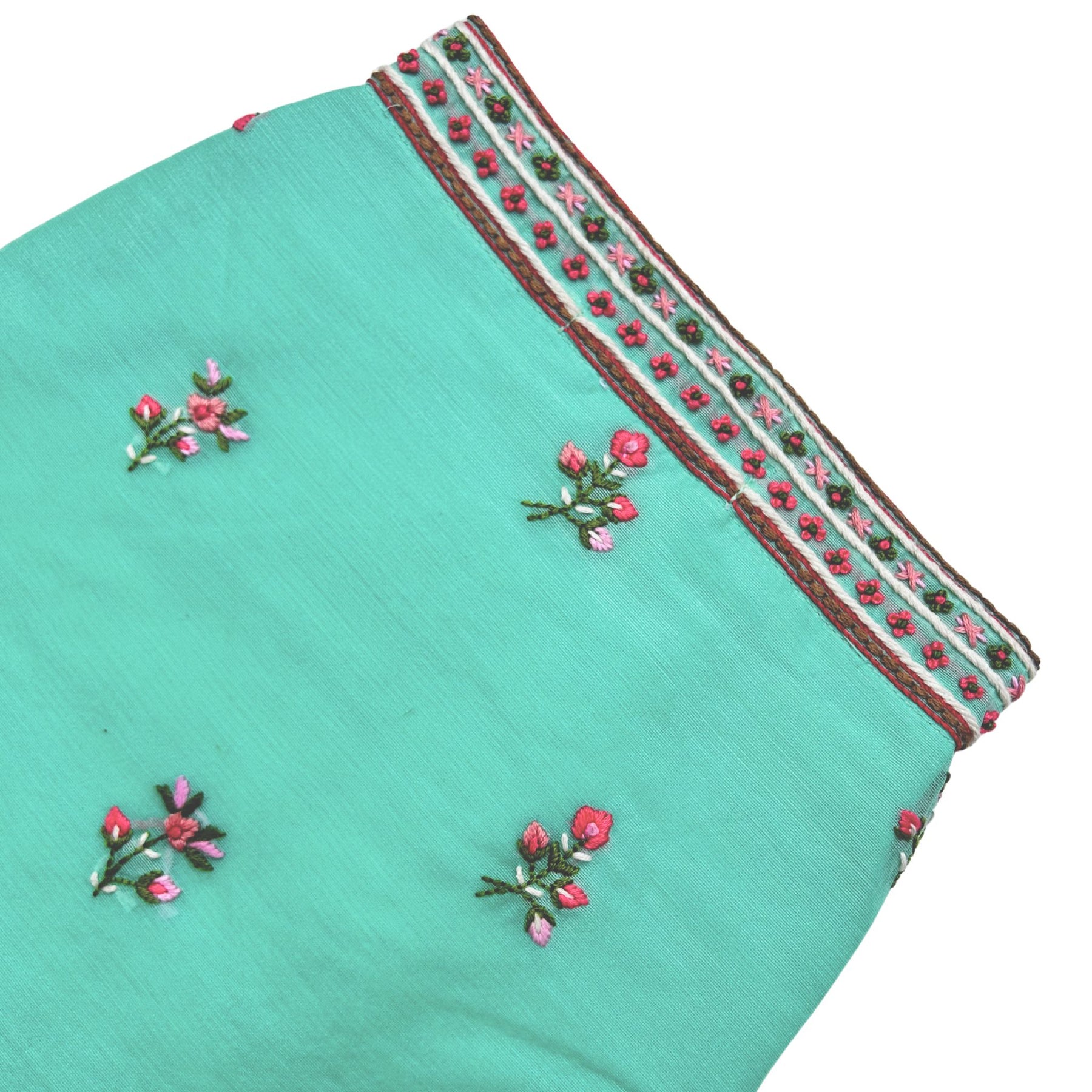 GULDASTA THREAD EMBROIDERED TEAL SHERWANI FOR DOGS AND CATS