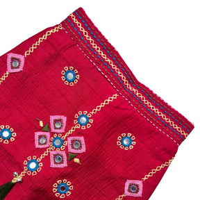 DARK MAGENTA KUTCH HAND EMBROIDERED SHERWANI FOR DOG AND CATS
