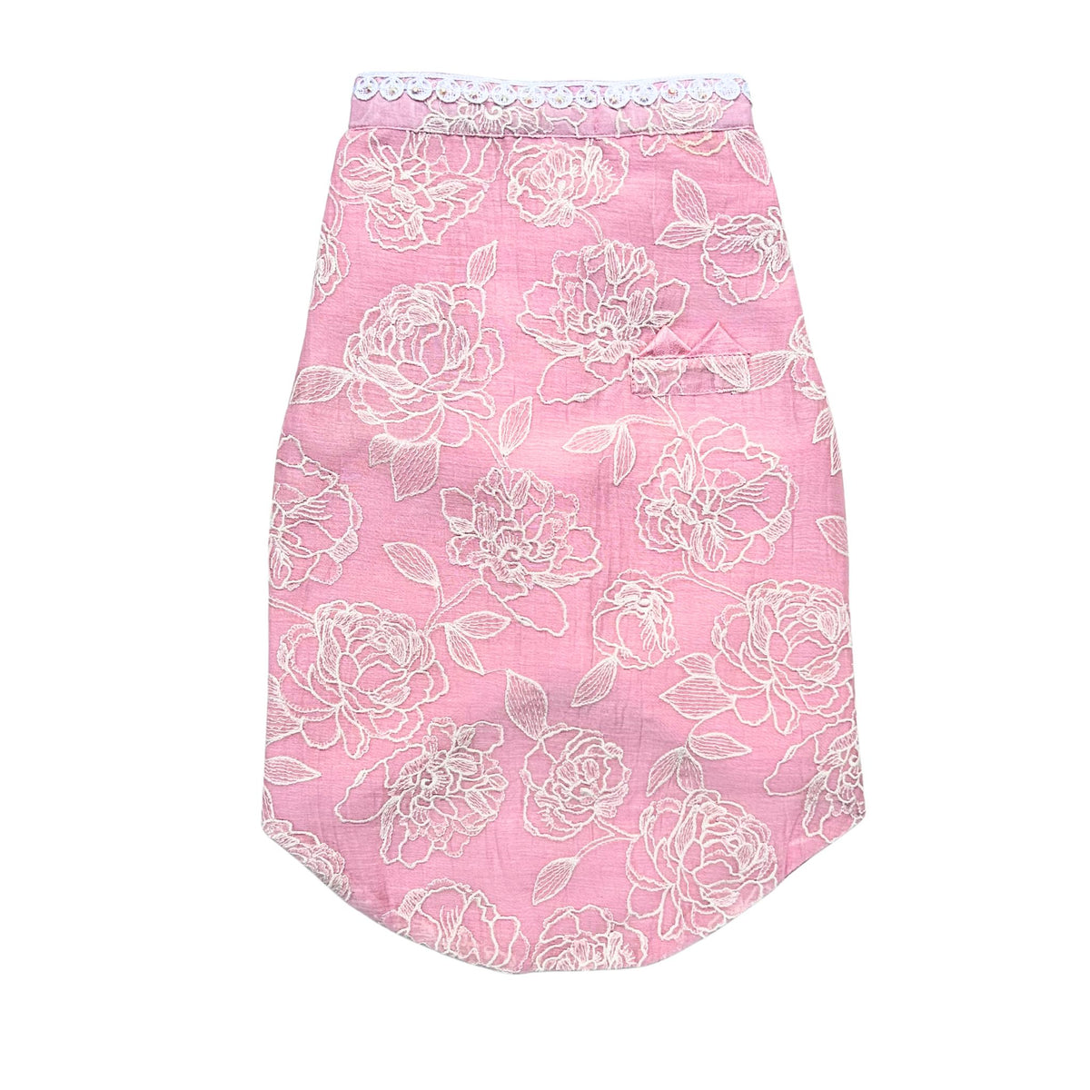 BLUSH PINK OFF-WHITE EMBROIDERY SHERWANI FOR DOGS AND CATS