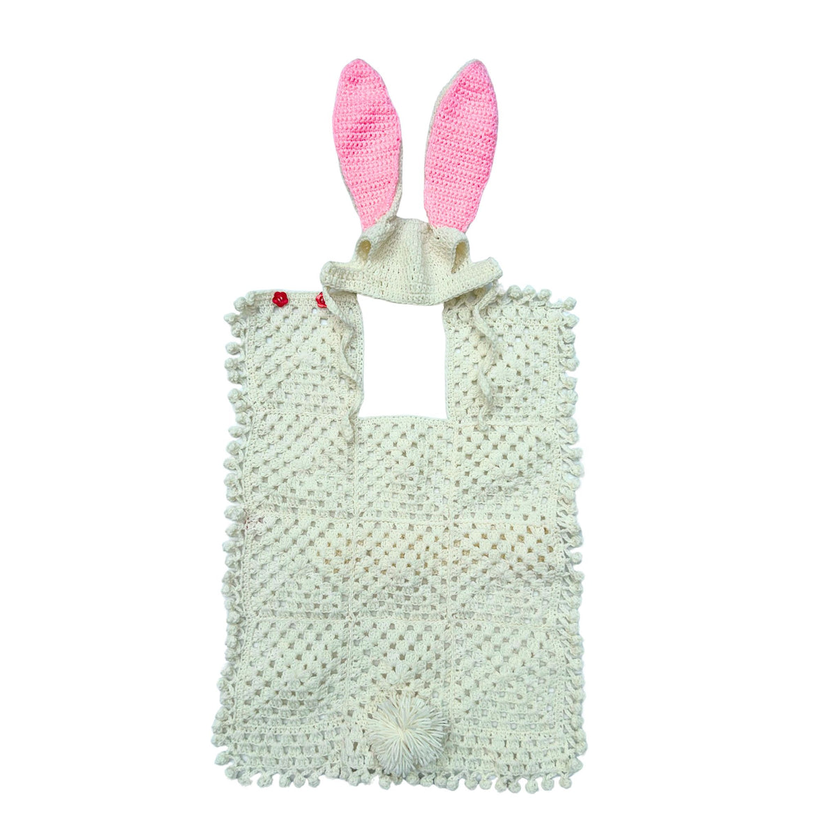 CUTE BUNNY CROCHET JACKET FOR DOGS AND CATS