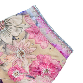 BEIGE GULNOOR PRINTED HAND EMBROIDERED SHERWANI FOR DOGS AND CATS