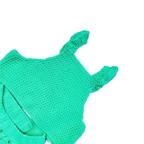 MINTY LOVE CROCHET DRESS FOR DOGS AND CATS