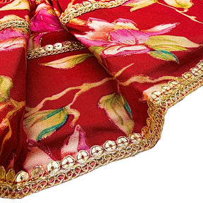 PHOOLJAAL SCARLET LEHENGA FOR DOGS AND CATS
