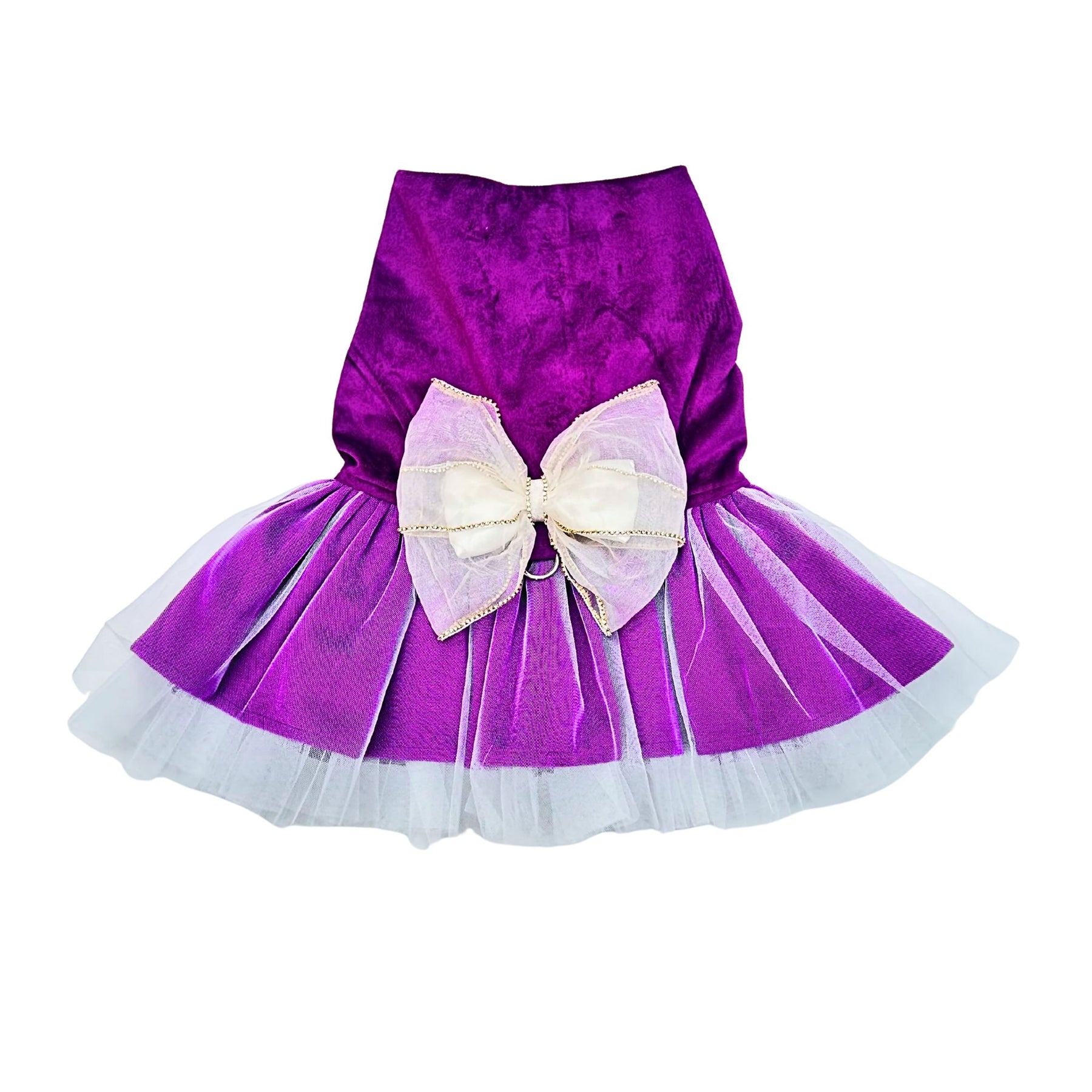 PURPLE PAW-TY DRESS FOR DOGS AND CATS
