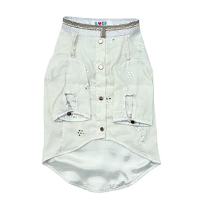 OFF-WHITE MIRROR KURTA FOR DOGS AND CATS