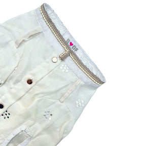 OFF-WHITE MIRROR KURTA FOR DOGS AND CATS