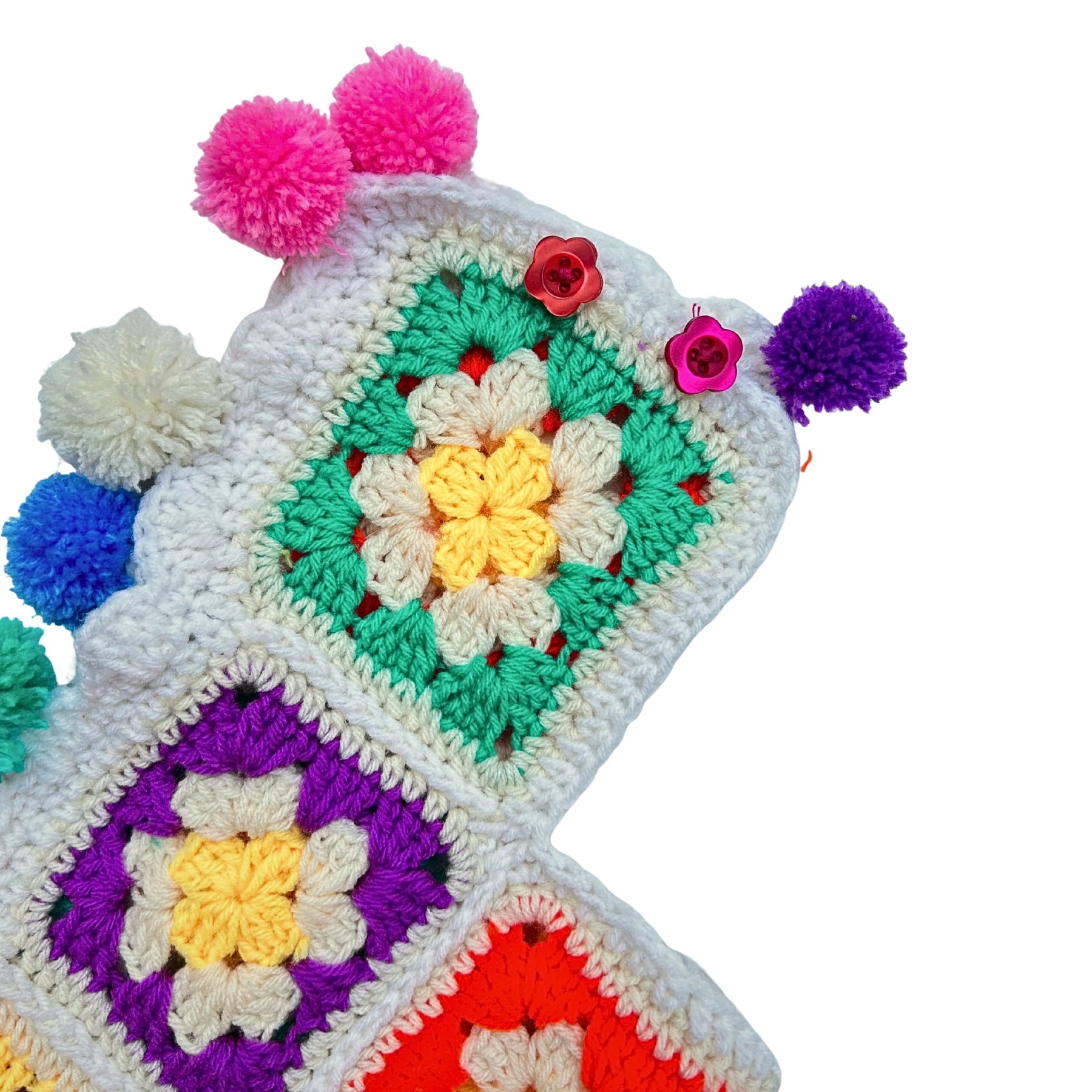 COLOURFUL PATCH WORK DOG JACKET