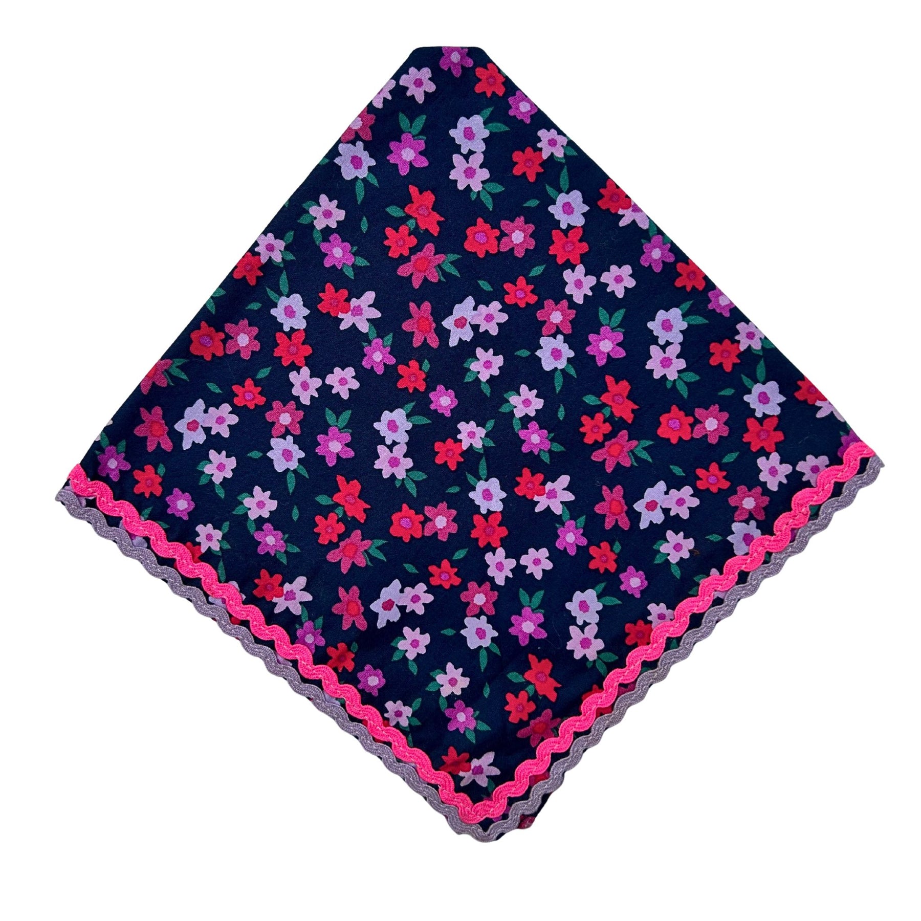 FLORAL DUSK CHARM BANDANA FOR DOGS AND CATS