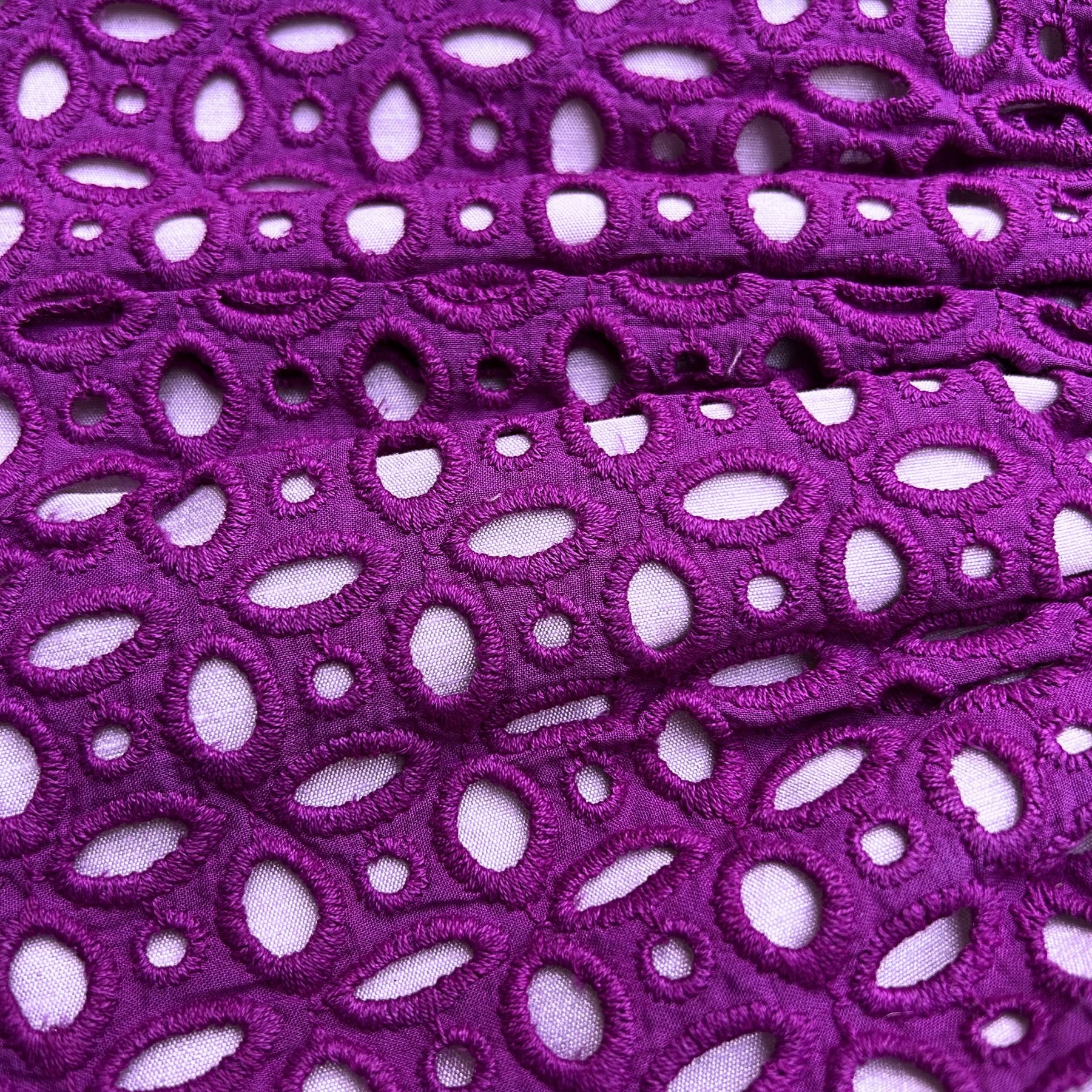 ROSE SCHIFFLI PURPLE DRESS FOR DOGS AND CATS
