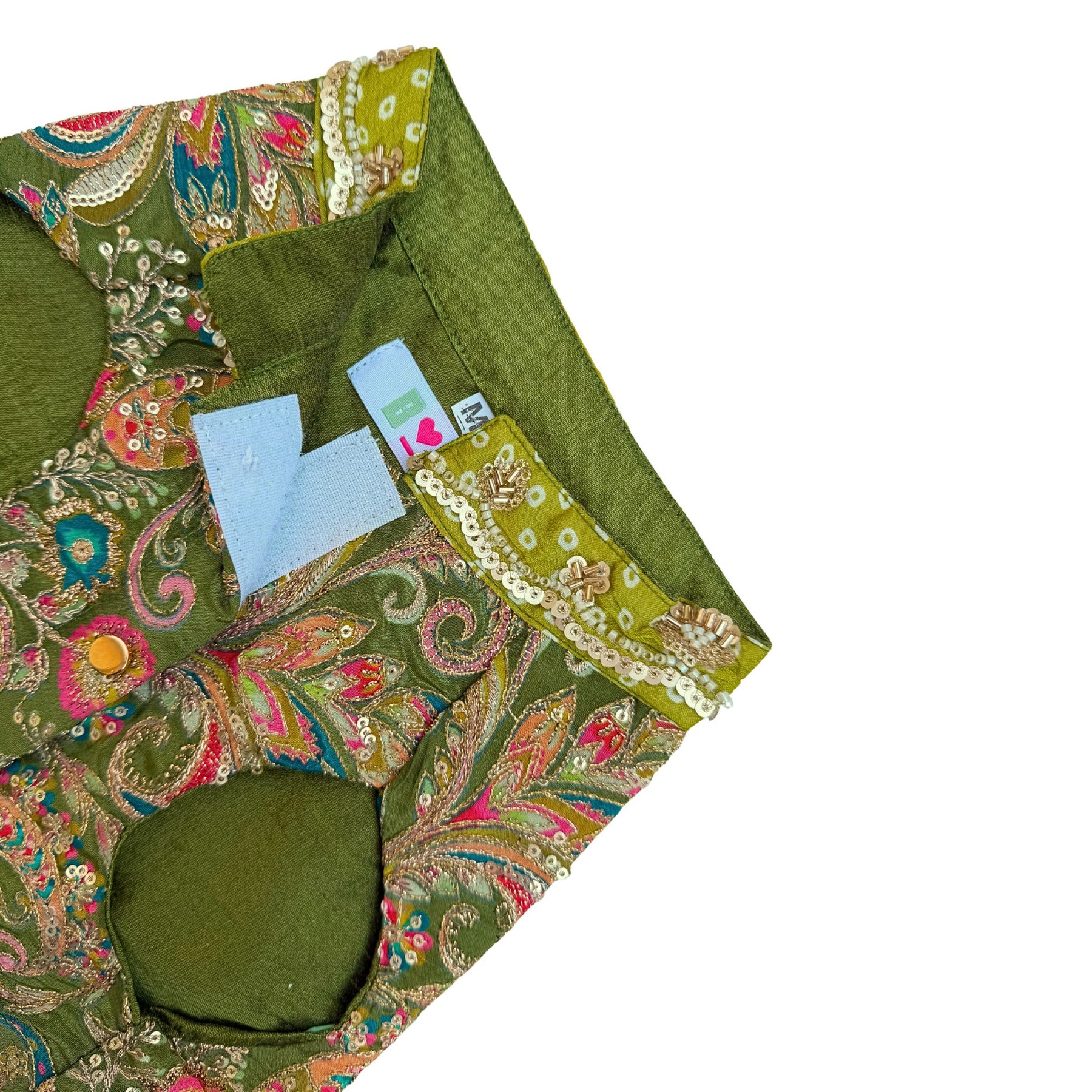 LITTLE NAWAB MEHENDI GREEN SHERWANI FOR DOGS AND CATS