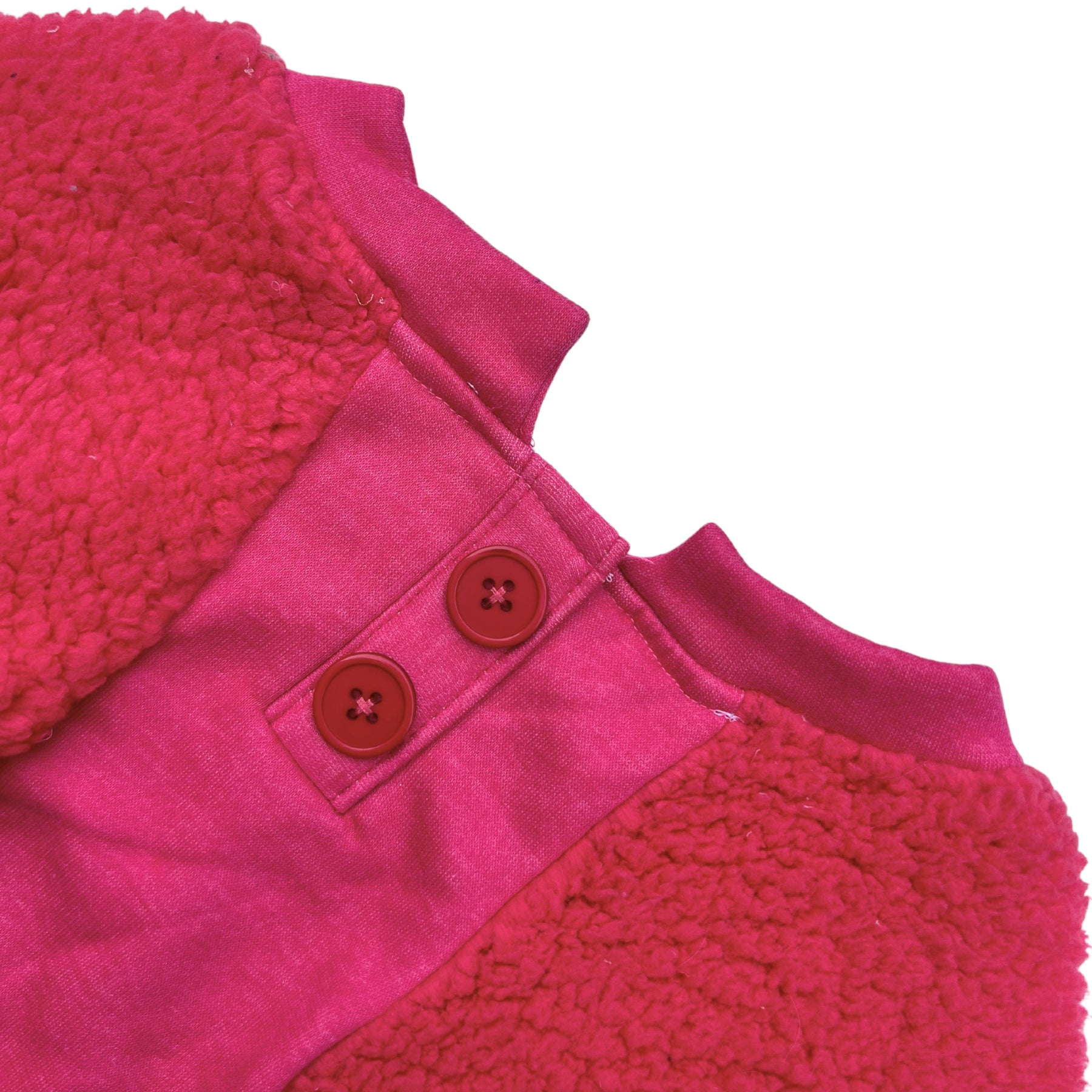 PINK FLEECE PULLOVER FOR DOGS AND CATS