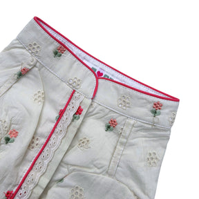 PINK LACE FLORAL EMBROIDERED KURTA FOR DOGS AND CATS