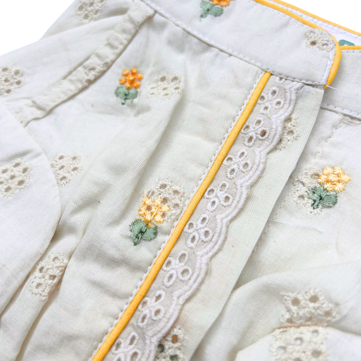 LEMON LACE FLORAL EMBROIDERED KURTA FOR DOGS AND CATS