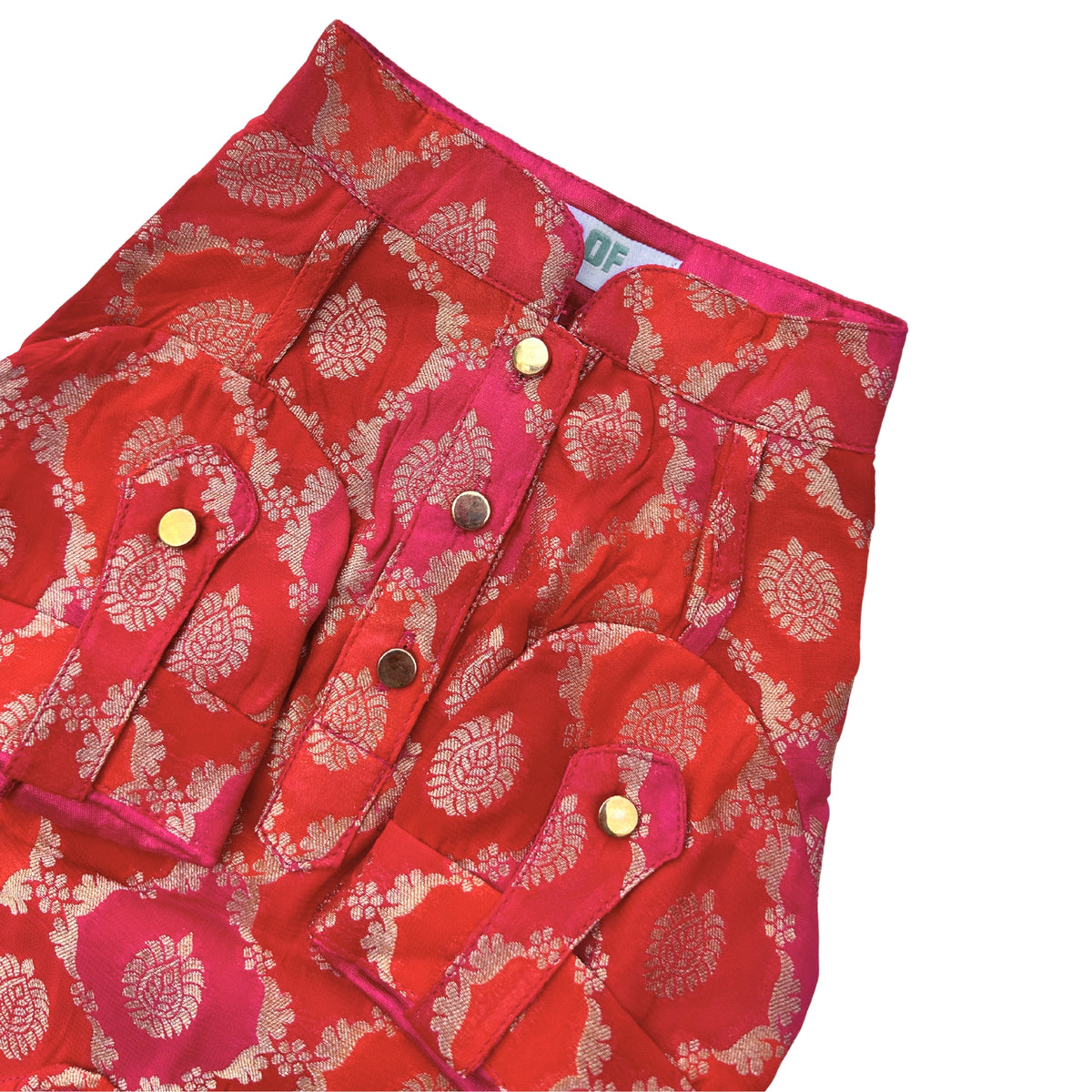 TWO TONE BROCADE DOG KURTA