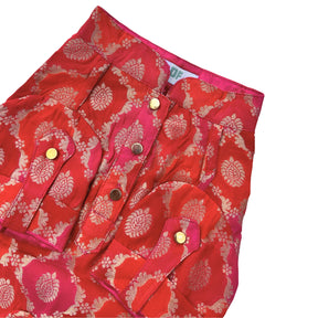TWO TONE BROCADE DOG KURTA