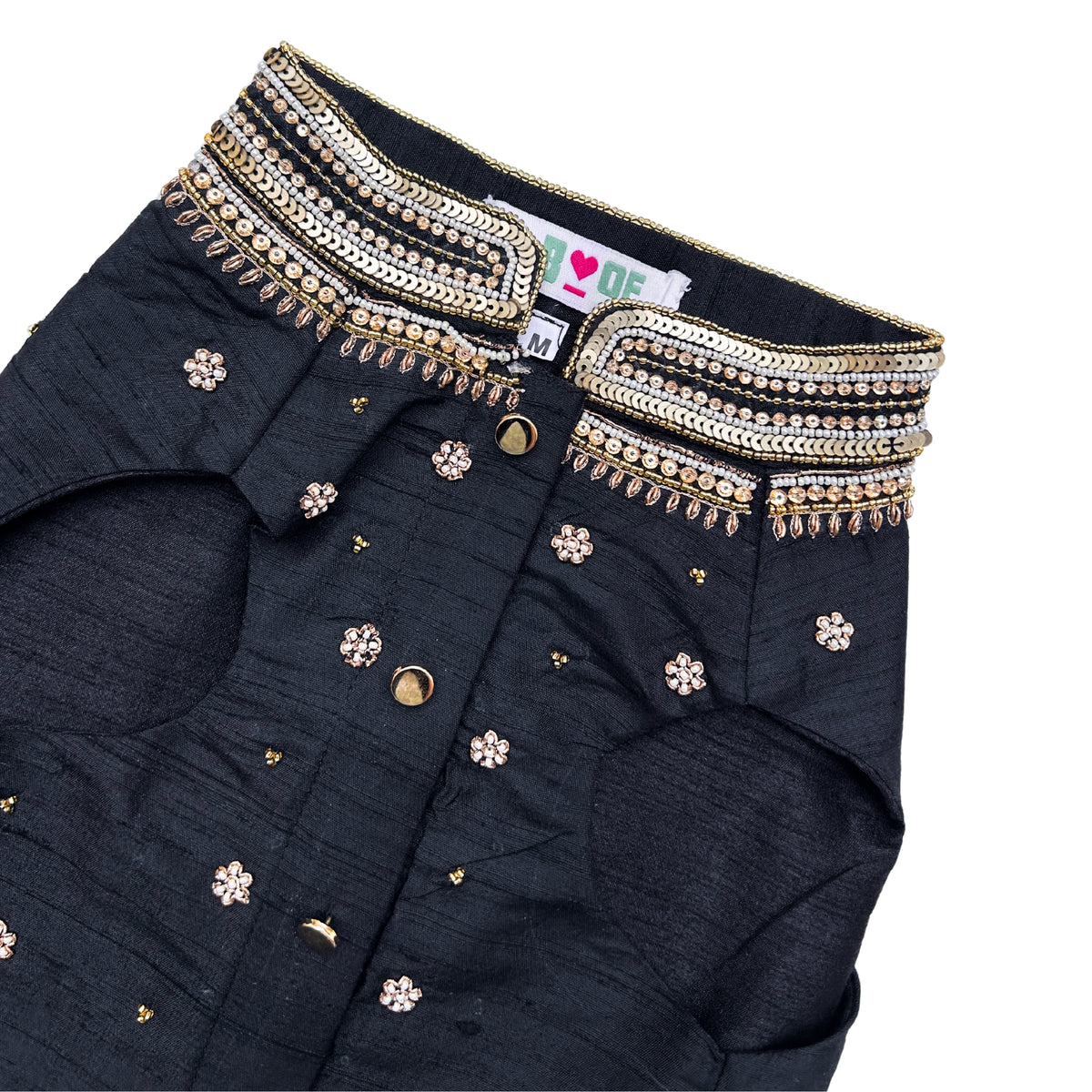 NOOR-E-KAALA HAND EMBROIDERED SHERWANI FOR DOGS AND CATS