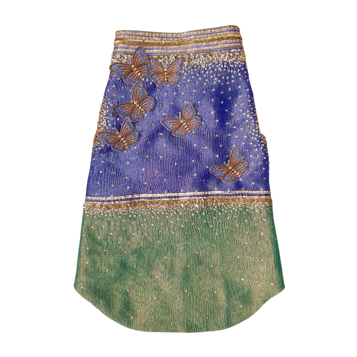 TISSUE COLOUR BLOCK BUTTERFLY SHERWANI FOR DOGS AND CATS