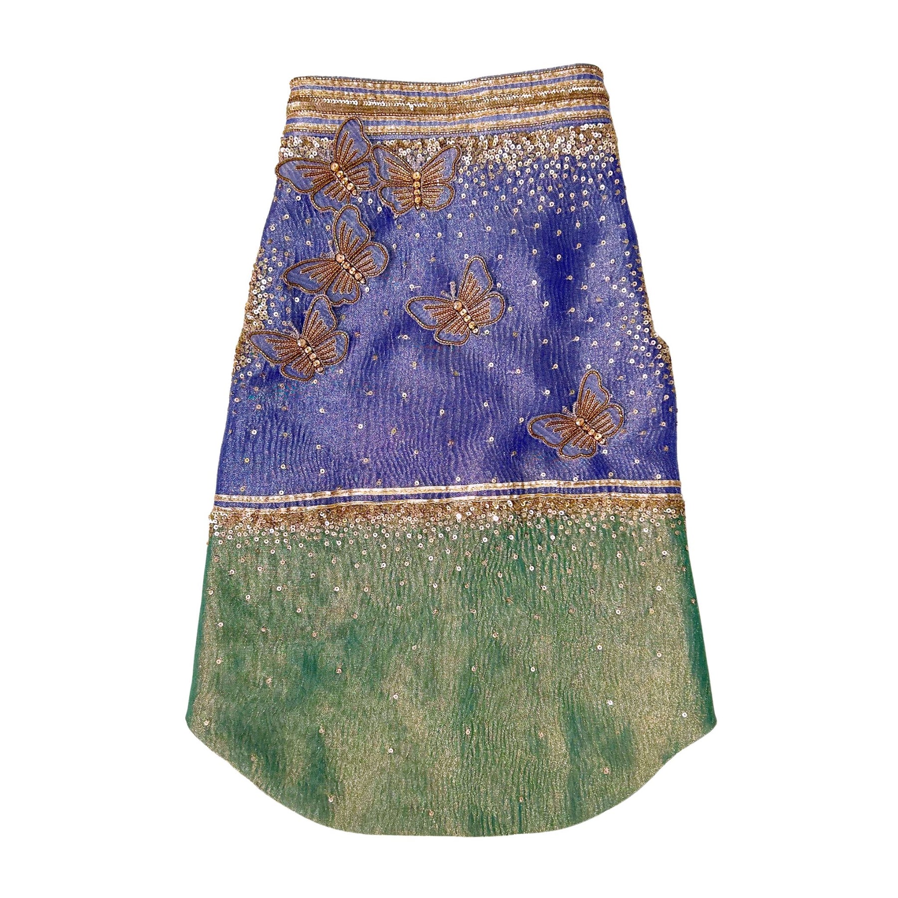 TISSUE COLOUR BLOCK BUTTERFLY SHERWANI FOR DOGS AND CATS