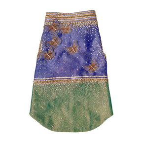 TISSUE COLOUR BLOCK BUTTERFLY SHERWANI FOR DOGS AND CATS