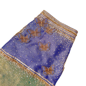 TISSUE COLOUR BLOCK BUTTERFLY SHERWANI FOR DOGS AND CATS