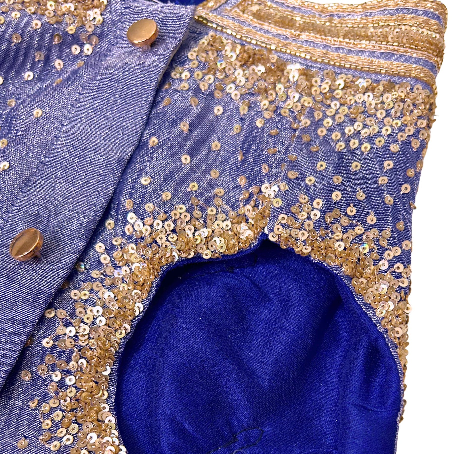 TISSUE COLOUR BLOCK BUTTERFLY SHERWANI FOR DOGS AND CATS