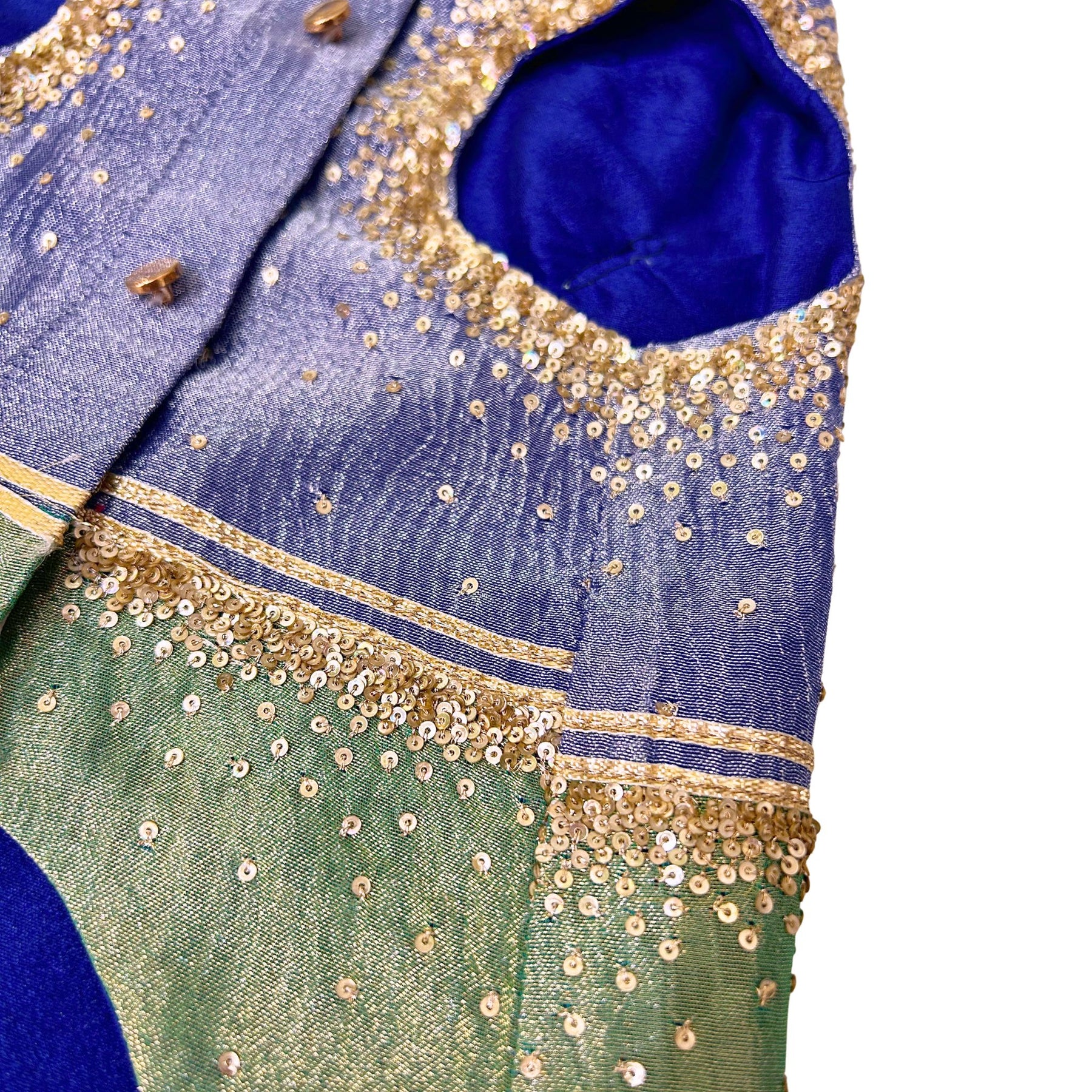 TISSUE COLOUR BLOCK BUTTERFLY SHERWANI FOR DOGS AND CATS