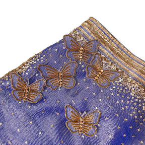 TISSUE COLOUR BLOCK BUTTERFLY SHERWANI FOR DOGS AND CATS