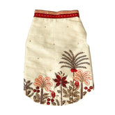IVORY PALM HAND EMBROIDERED SHERWANI FOR DOGS AND CATS