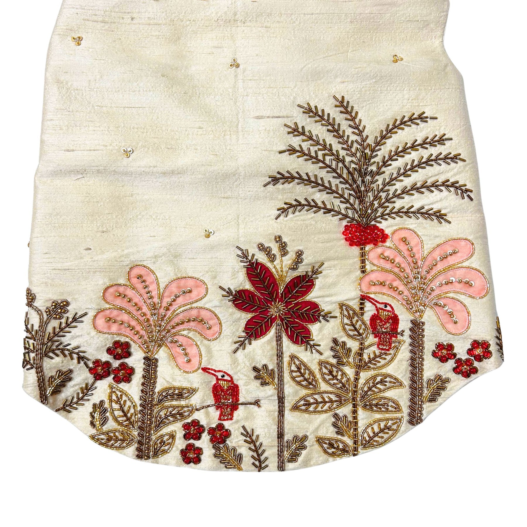 IVORY PALM HAND EMBROIDERED SHERWANI FOR DOGS AND CATS