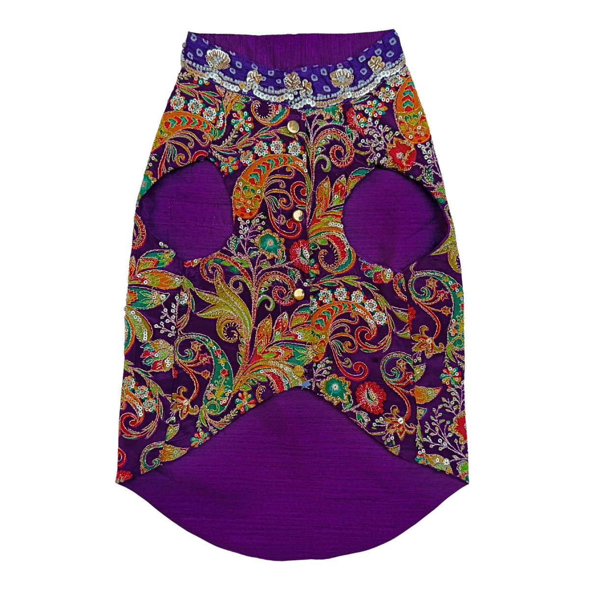 LITTLE NAWAB PURPLE SHERWANI FOR DOGS AND CATS