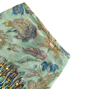AQUA GREEN FLORAL TASSELS SHERWANI FOR DOGS AND CATS