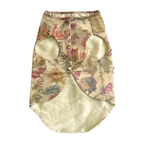 BEIGE FLORAL TASSELS SHERWANI FOR DOGS AND CATS