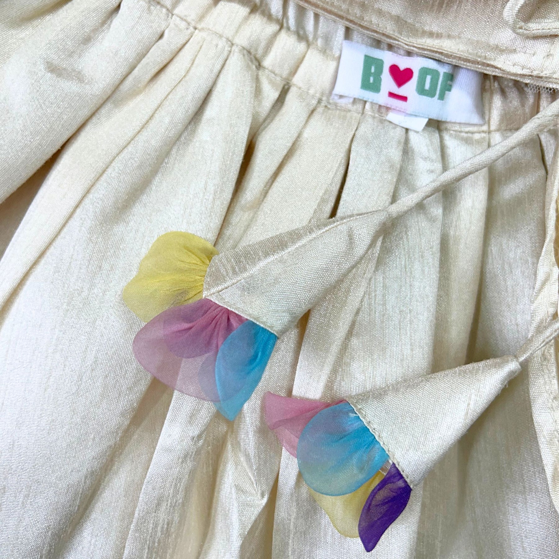 COLOURFUL BLOOM APPLIQUE HAND EMBROIDERED LEHENGA FOR DOGS AND CATS