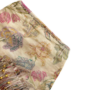 BEIGE FLORAL TASSELS SHERWANI FOR DOGS AND CATS