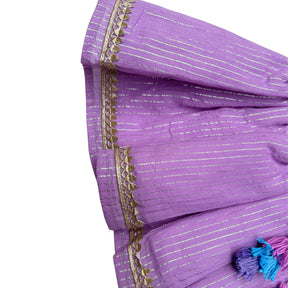 LAVENDER STRIPE ANARKALI FOR DOGS AND CATS