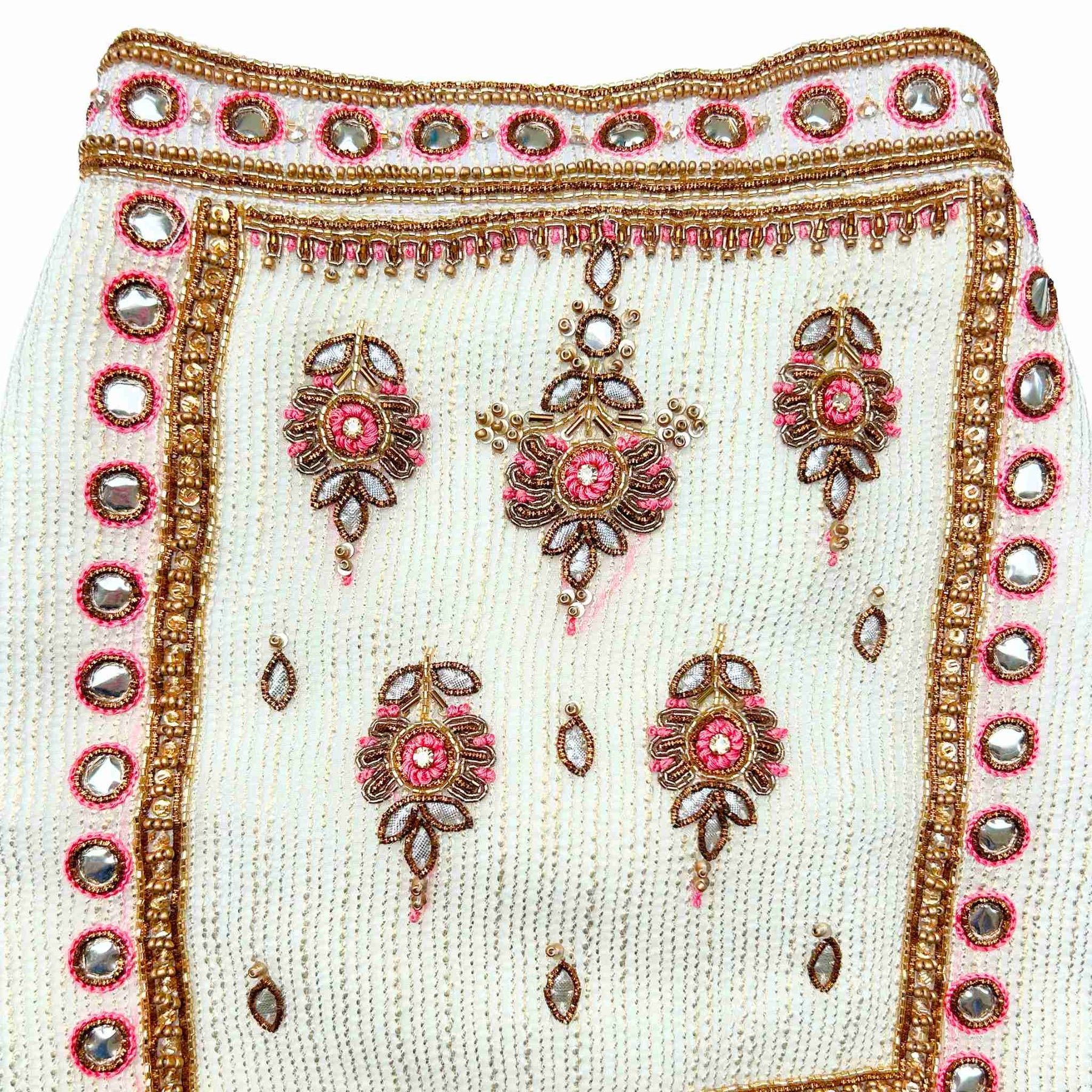 MEHER OFF-WHITE HAND EMBROIDERED SHERWANI FOR DOGS AND CATS