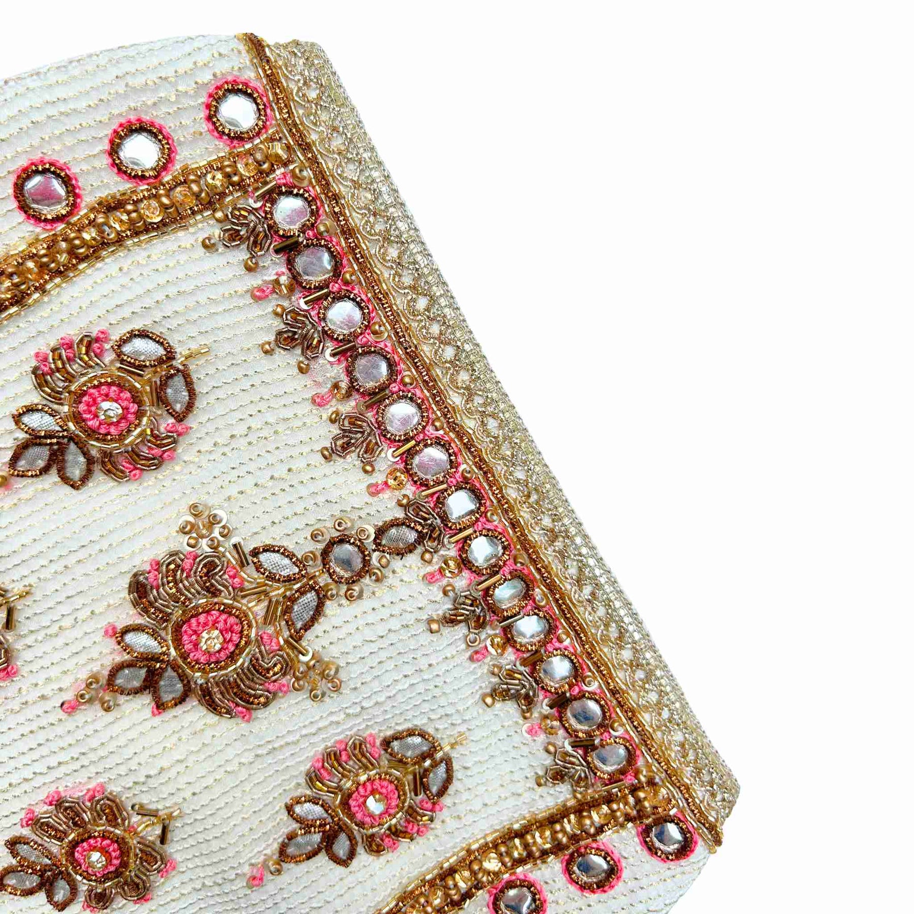 MEHER OFF-WHITE HAND EMBROIDERED LEHENGA FOR DOGS AND CATS