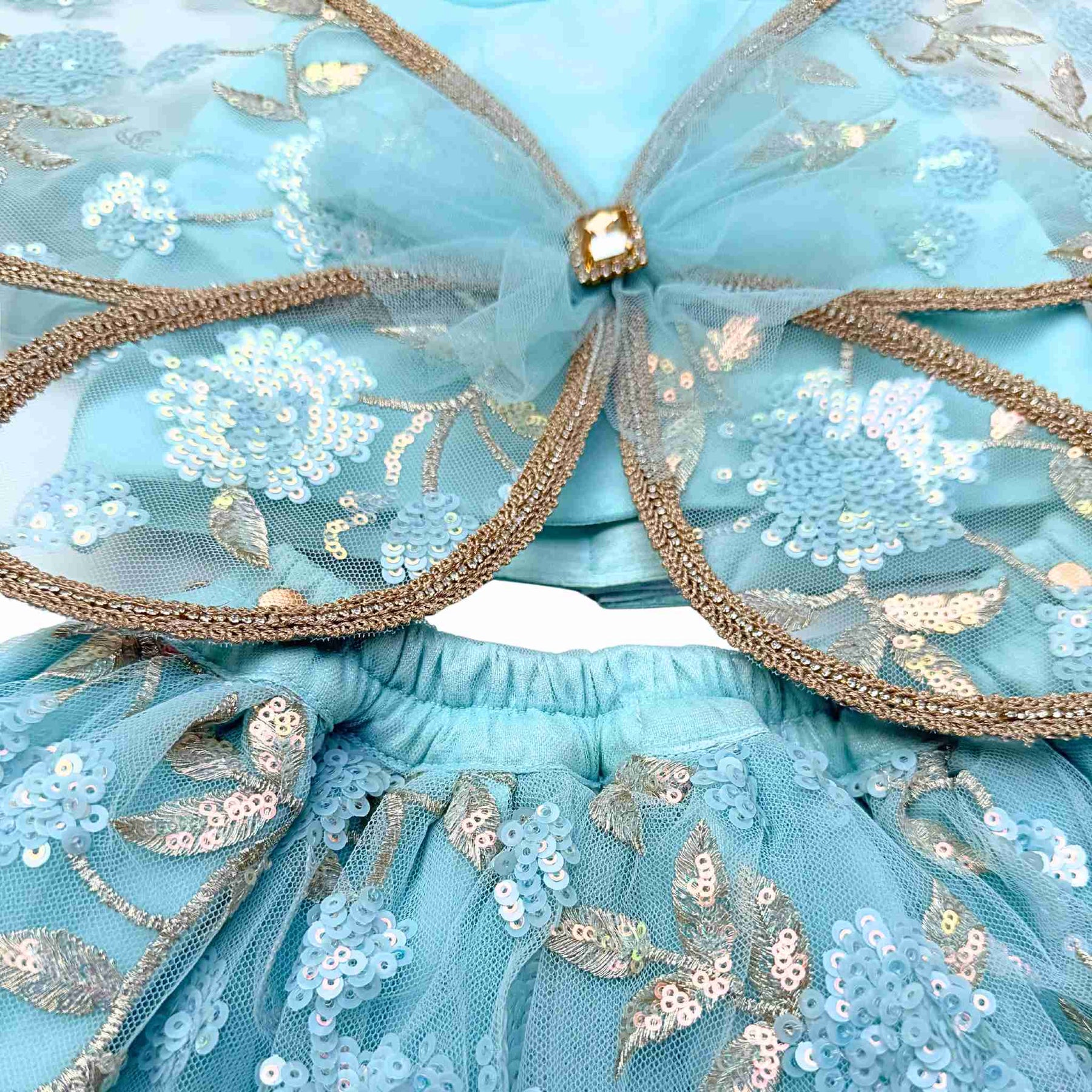 BLUE TIFFANY FLUTTER SET FOR DOGS AND CATS