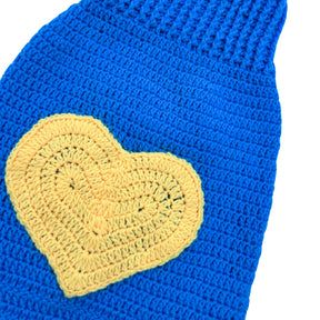 CROCHET HEART VALENTINE DOG SWEATER