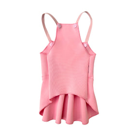 PINK PAW-DA LEATHER STRAP DOG DRESS