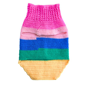 CROCHET COLOUR BLAST DOG SWEATER