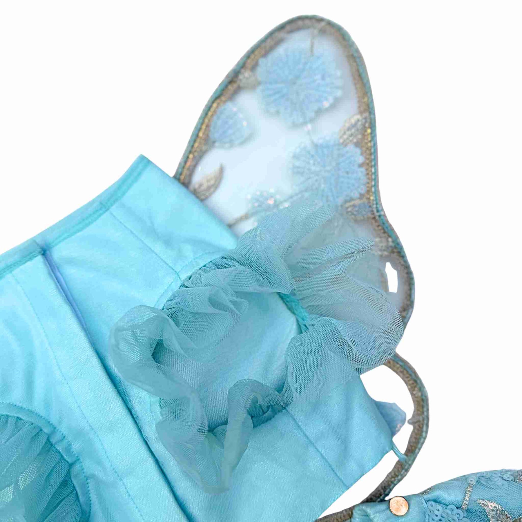 BLUE TIFFANY FLUTTER SET FOR DOGS AND CATS