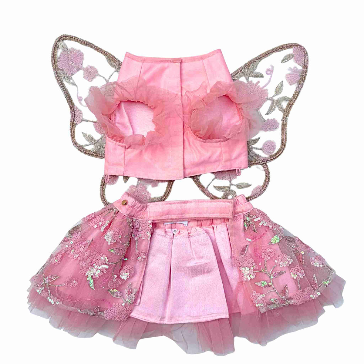 PINK TIFFANY FLUTTER SET FOR DOGS AND CATS